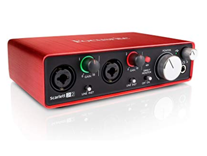 Scarlett 2I2 2nd Gen Interface de Áudio - Focusrite Código: 2NSCARL2I2 - R$ 1.149,00