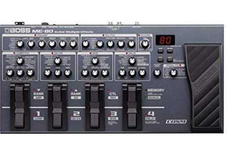 Pedaleira para Guitarra ME-80 Multi-Efeitos Boss - R$ 1.848,20